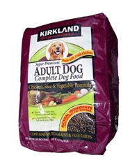 who makes costco kirkland dog food